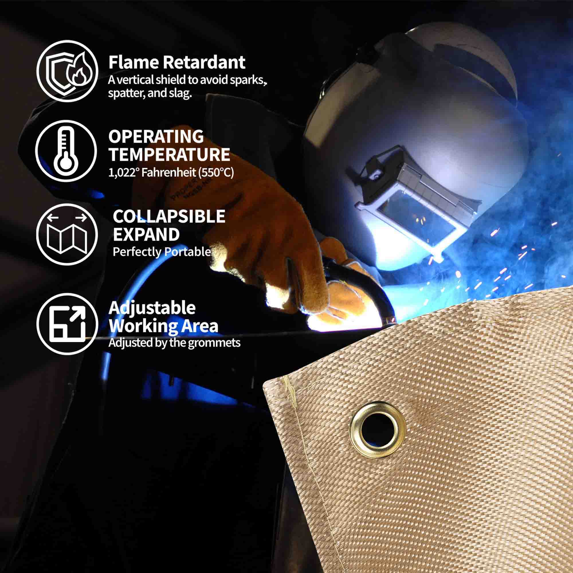 kevlar welding blanket