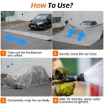 Top Quality Car Fire Blanket 6x8m 19.8x26ft for Vehicle