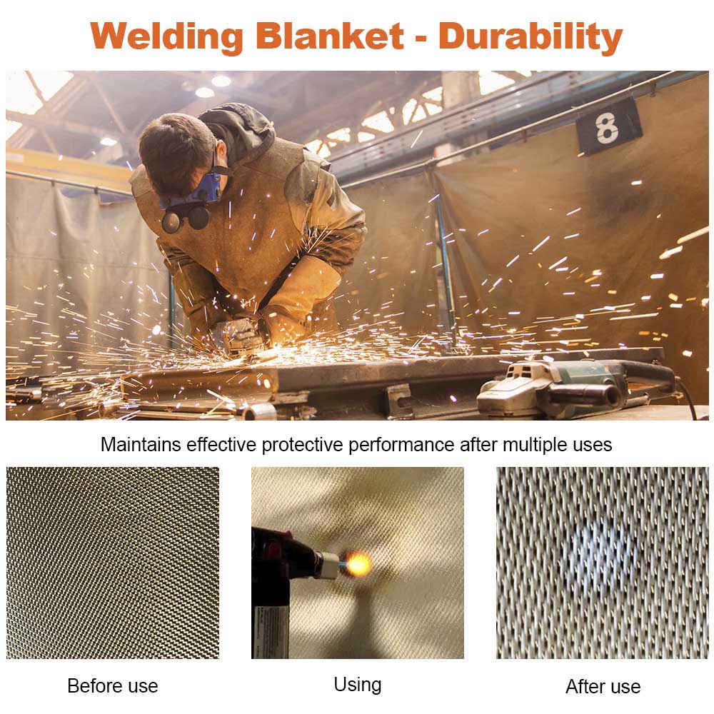 Testing result of Fire Retardant Welding Blankets