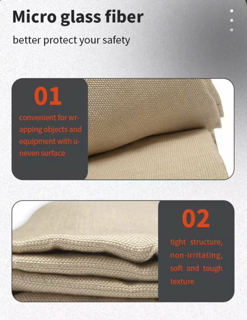 thumbnail image 2 of STS Manufacturing Heavy Duty Welding Blanket – 2m X 2m, White, UK Made 2 of 5