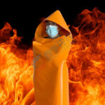 Fireproof Cloak Silicone Coated for Adults